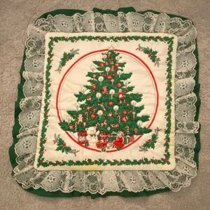 Vintage Quilt Christmas Pillow Case